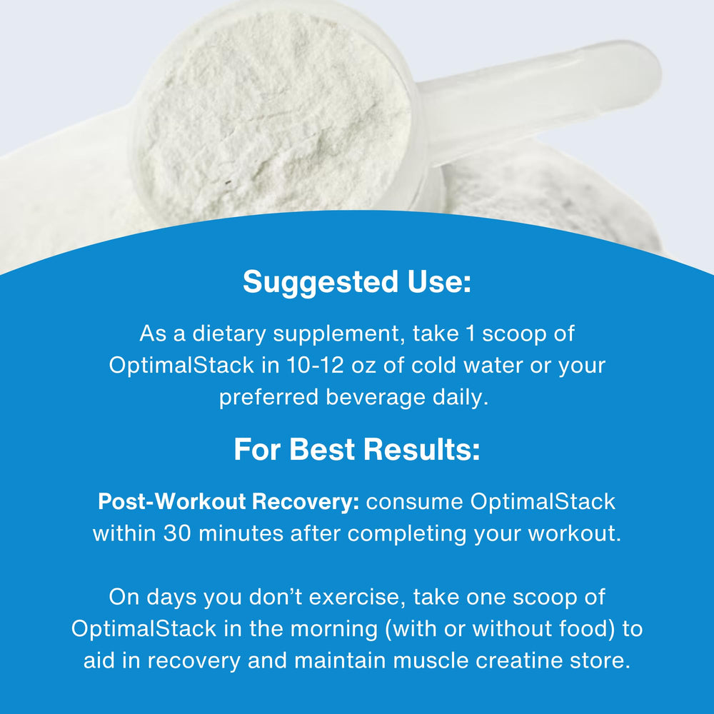 OptimalStack desk with shaker demonstrates convenient post-workout mixing routine.