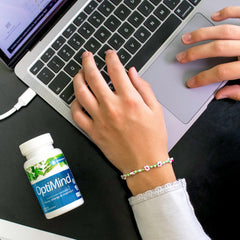 Optimind 64-capsule bottle for on-the-go cognitive support
