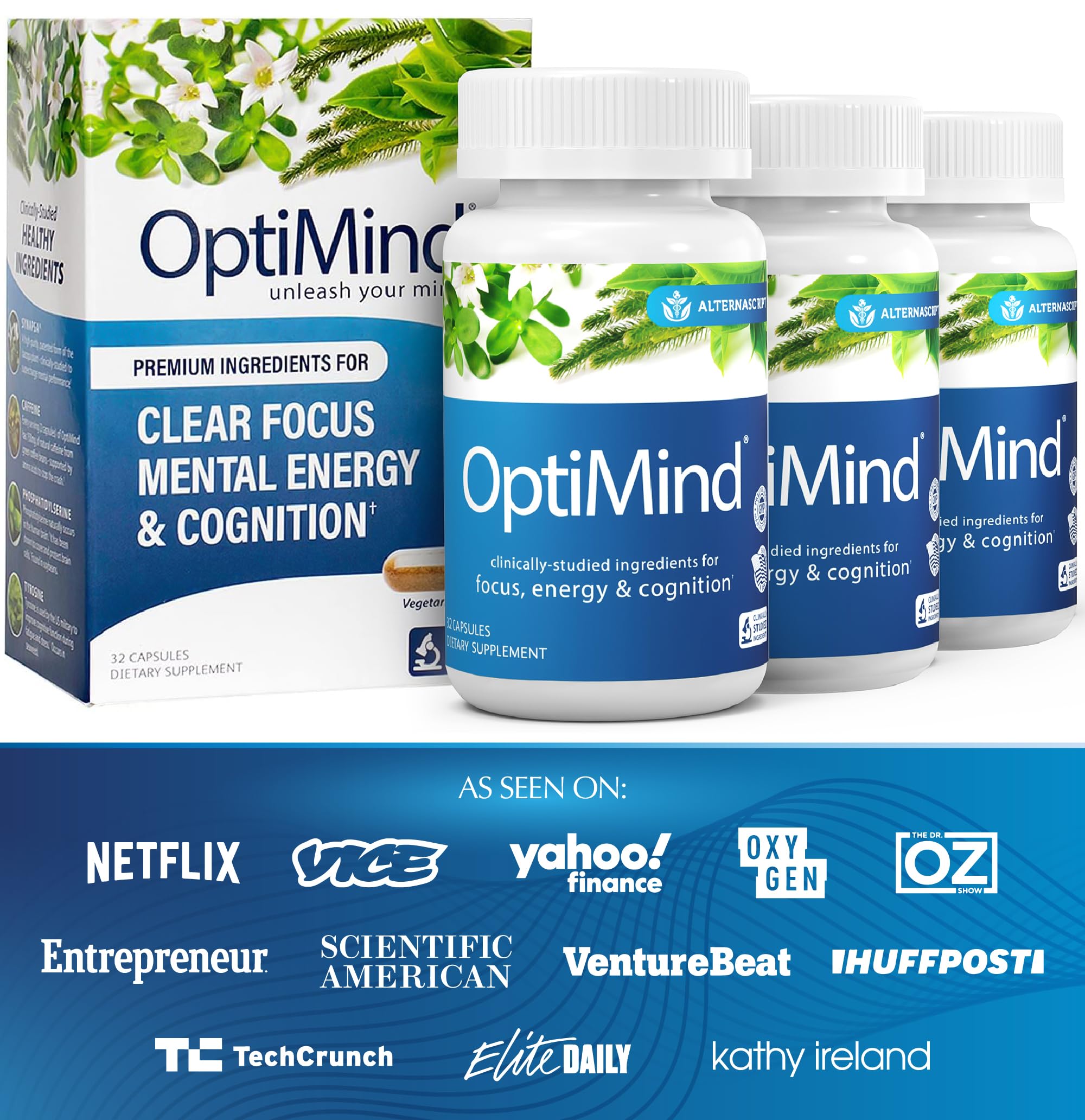 Optimind natural caffeine from green coffee beans for daytime alertness