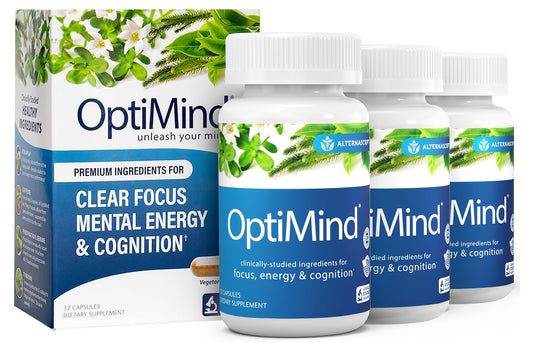 Optimind Synapsa memory boost bottle pour supports focused study sessions