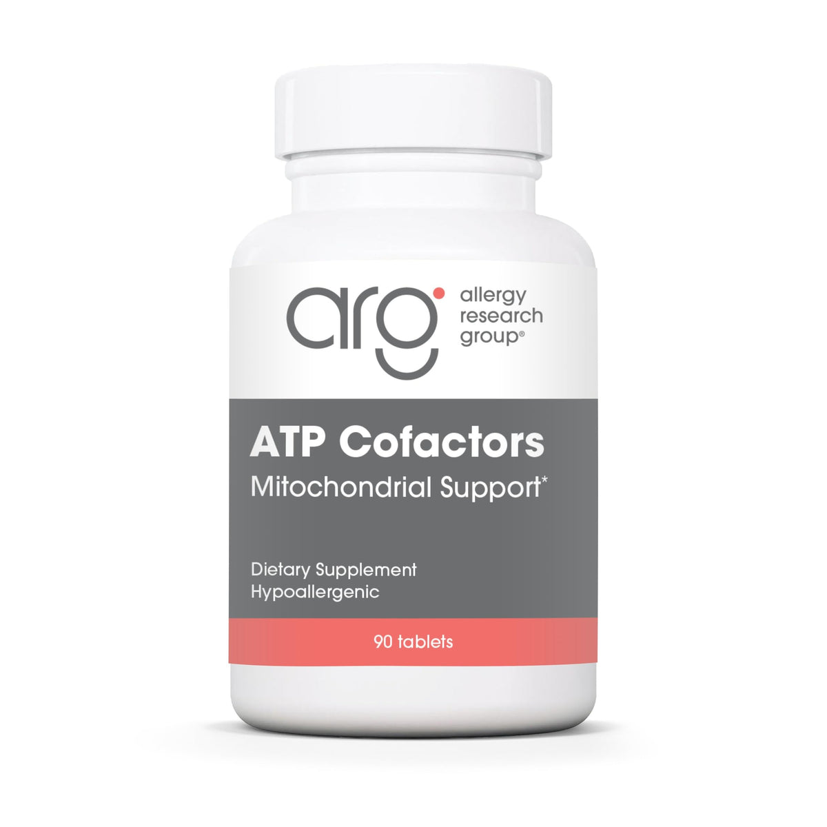 Optimox ATP Cofactors bottle front view for energy-supporting B vitamin blend.