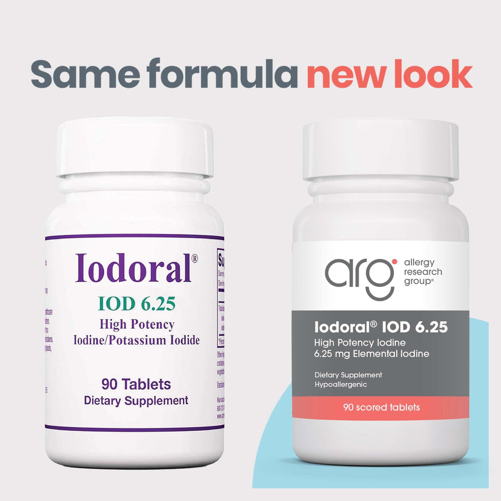 Optimox Iodoral bottle label highlights gluten-free and soy-free formulation for clean supplementation.