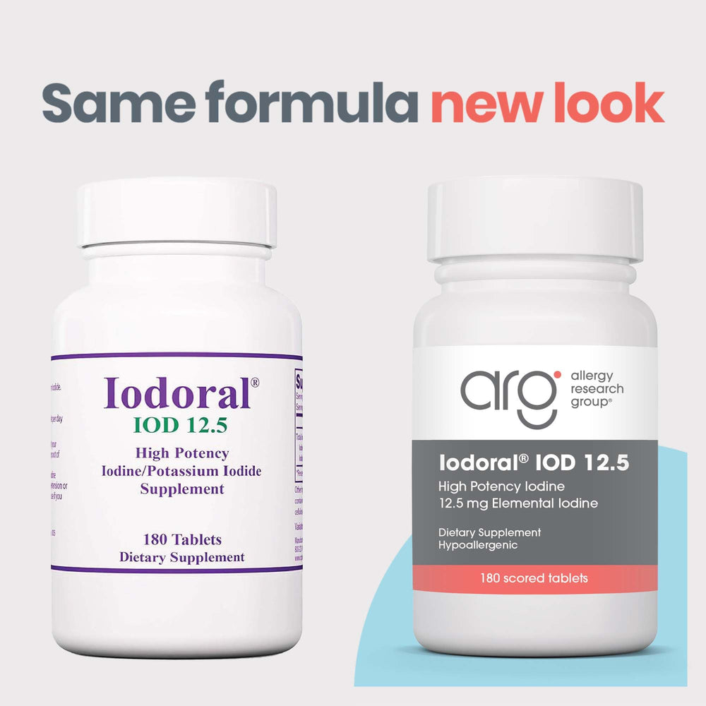Close-up of Optimox Iodoral tablets for daily metabolism support