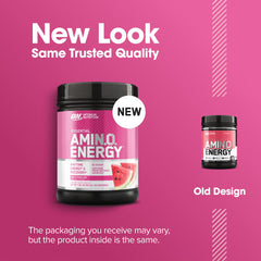 Optimum Nutrition Amino Energy poured in glass shows clean dissolve and refreshing taste.