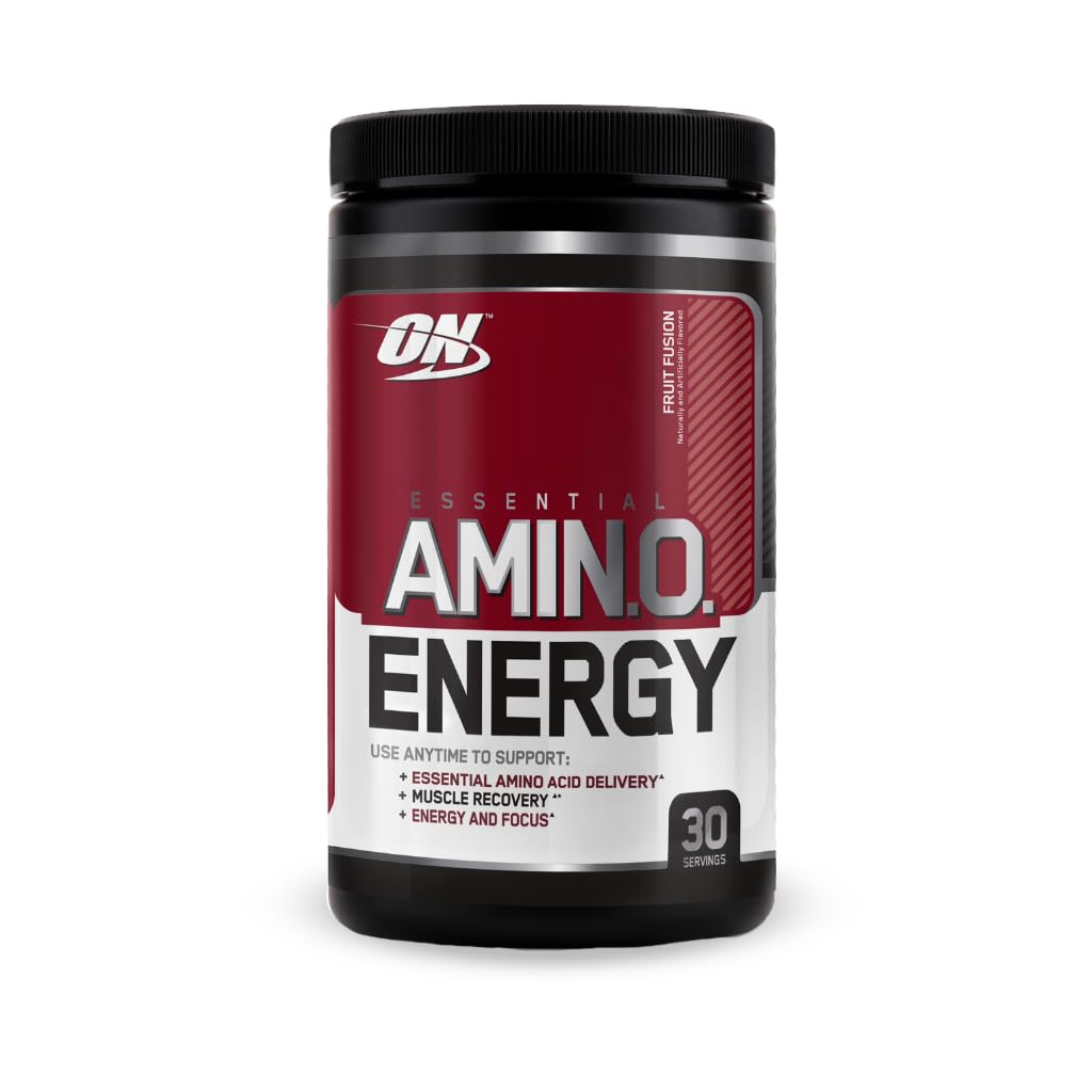 Optimum Nutrition Essential Amino Energy amino blend highlighting beta-alanine and arginine