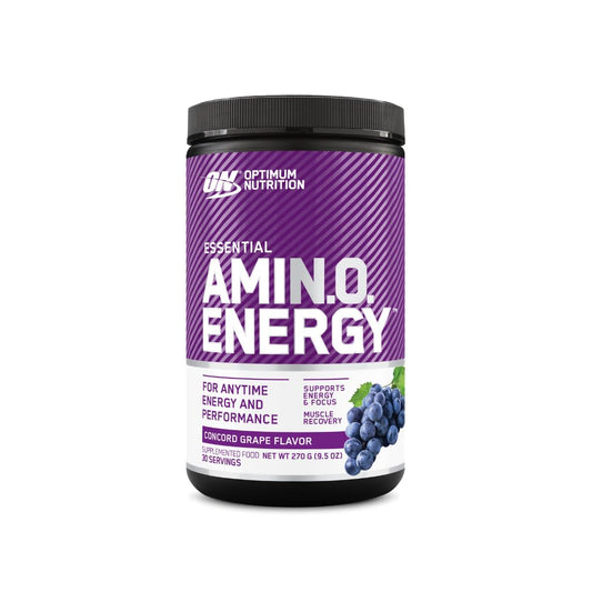 Optimum Nutrition Essential Amino Energy serving scoop showing fast-acting amino acids