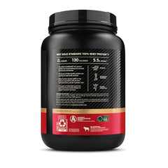 Optimum Nutrition Gold Standard close-up of nutrition panel for informed choices