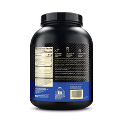 Optimum Nutrition Gold Standard Casein nutrition facts panel on label