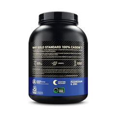 Optimum Nutrition Gold Standard packaging, easy to store in a gym bag