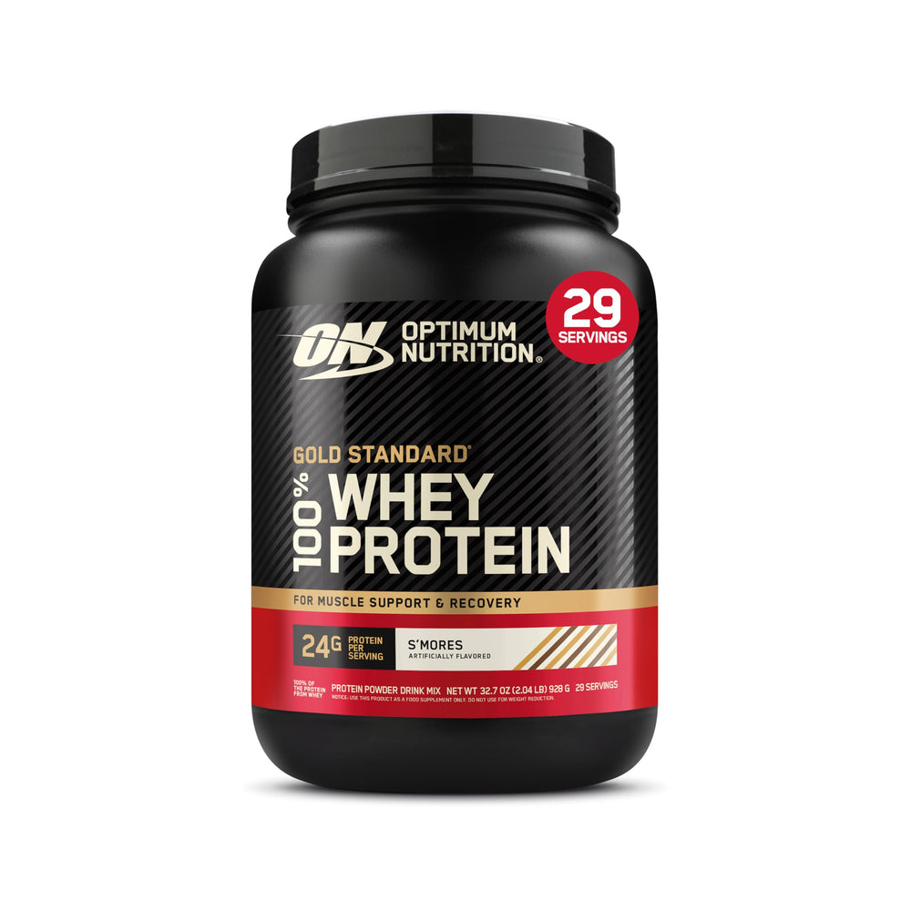Optimum Nutrition Gold Standard Whey 2lb package supports post-workout recovery