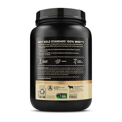 Optimum Nutrition Gold Standard Whey during workout scene suggests convenient supplementation