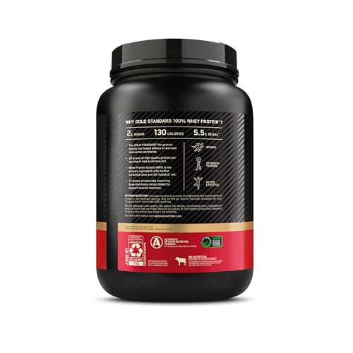 Optimum Nutrition Gold Standard Whey versatile for workouts and recipes