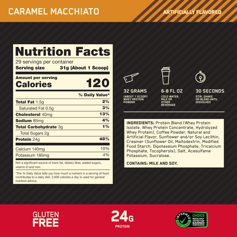 Optimum Nutrition Gold Standard Whey shaker demonstrates easy mixability for smooth shakes.