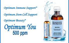 Product packaging showing 500 ppm concentration and spray capability.