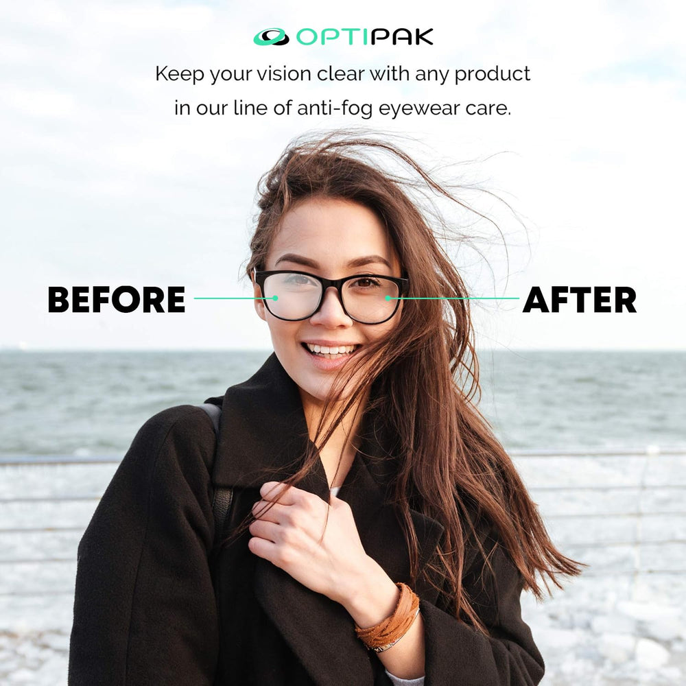 OPTIPAK anti fog wipes for swim goggles prevent condensation during workouts.