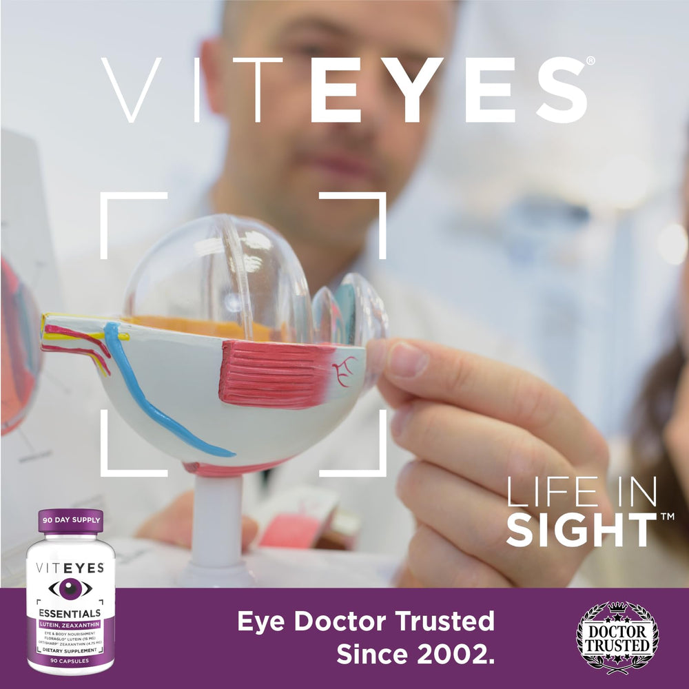 OptiSharp zeaxanthin DSM formulation detail in Viteyes Essentials