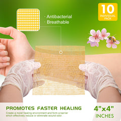 Application on skin showing simple placement and comfortable fit