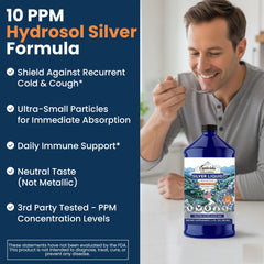 Optivida silver liquid with neutral taste supports easy daily use