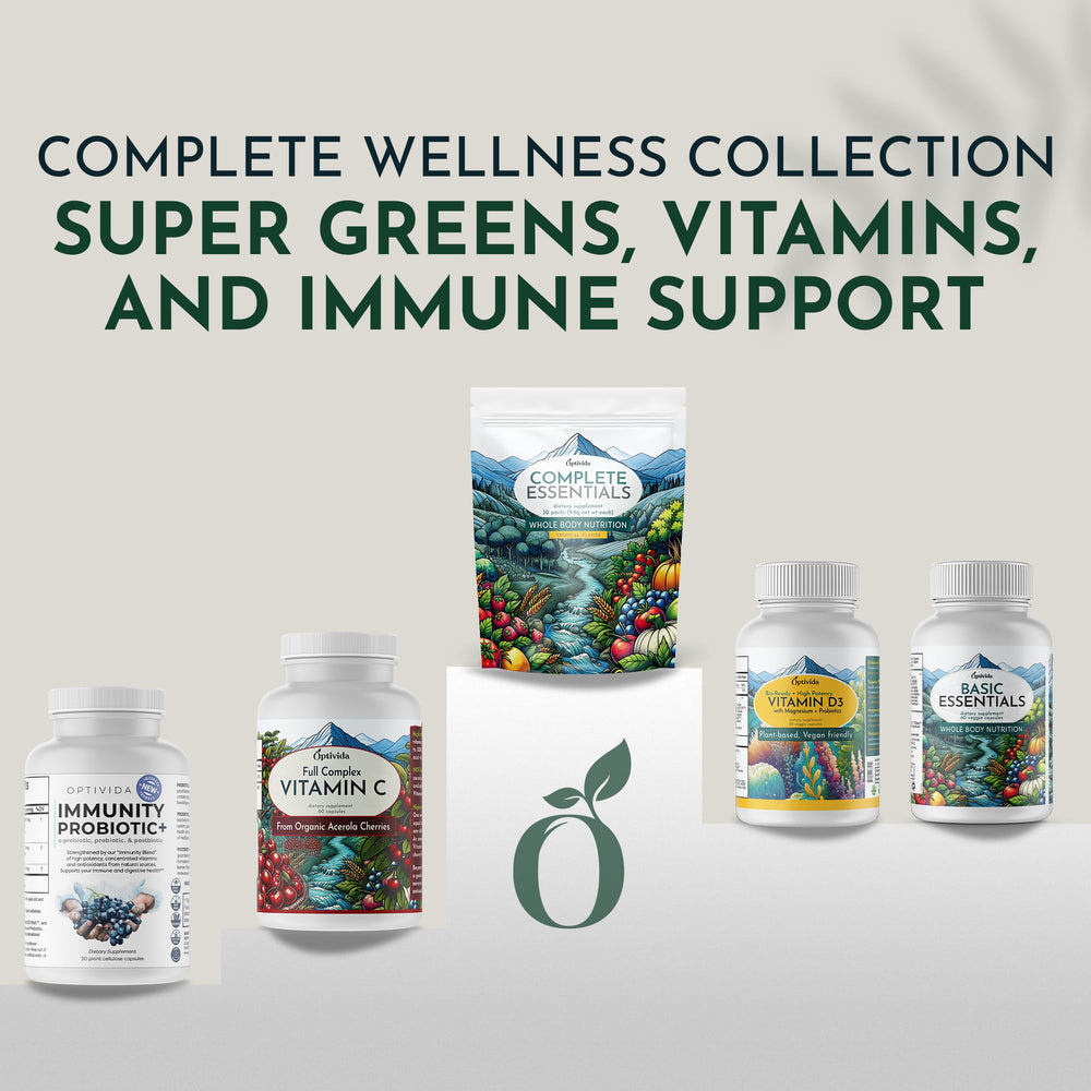 OPTIVIDA non-GMO, gluten-free capsules signaling purity and accessibility