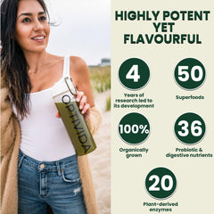 OPTIVIDA Probiotic digestive enzymes packets highlight gut-friendly support for better comfort.