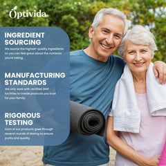 OPTIVIDA Sugr-2-Fibr ingredients close-up hinting at enzyme and fiber blend