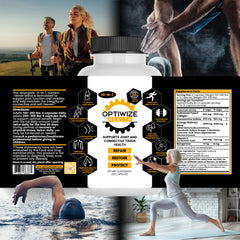 OptiWize hydrolyzed collagen capsules support joint comfort with quality ingredients.