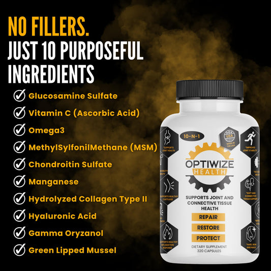 OptiWize flexibility mobility capsules aid daily activities and comfortable movement.