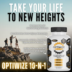 OptiWize product uses non-GMO ingredients and gluten-free formulation.