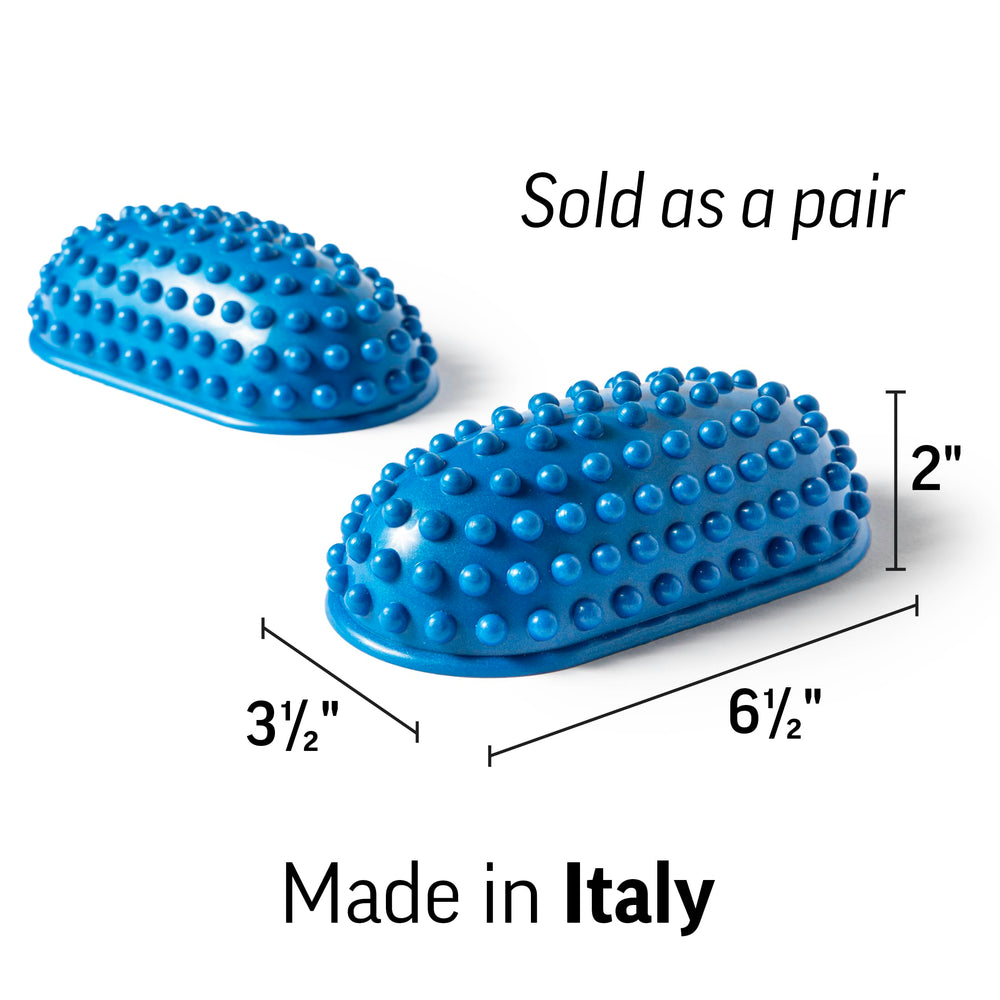 OPTP PRO-PODS foot massage on the texture targets plantar fascia relief.