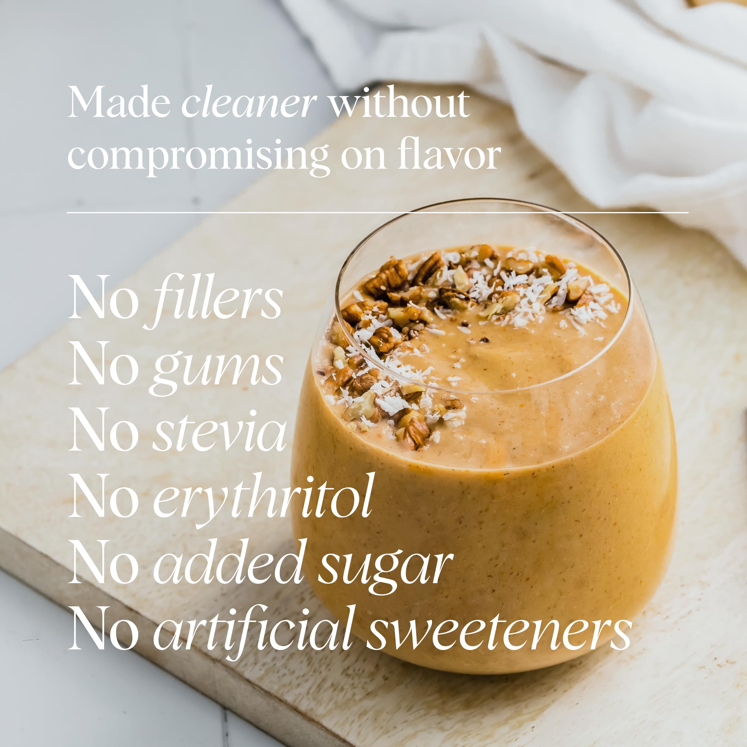 Ora Organic Vanilla Chai packaging on shelf showing clean ingredients