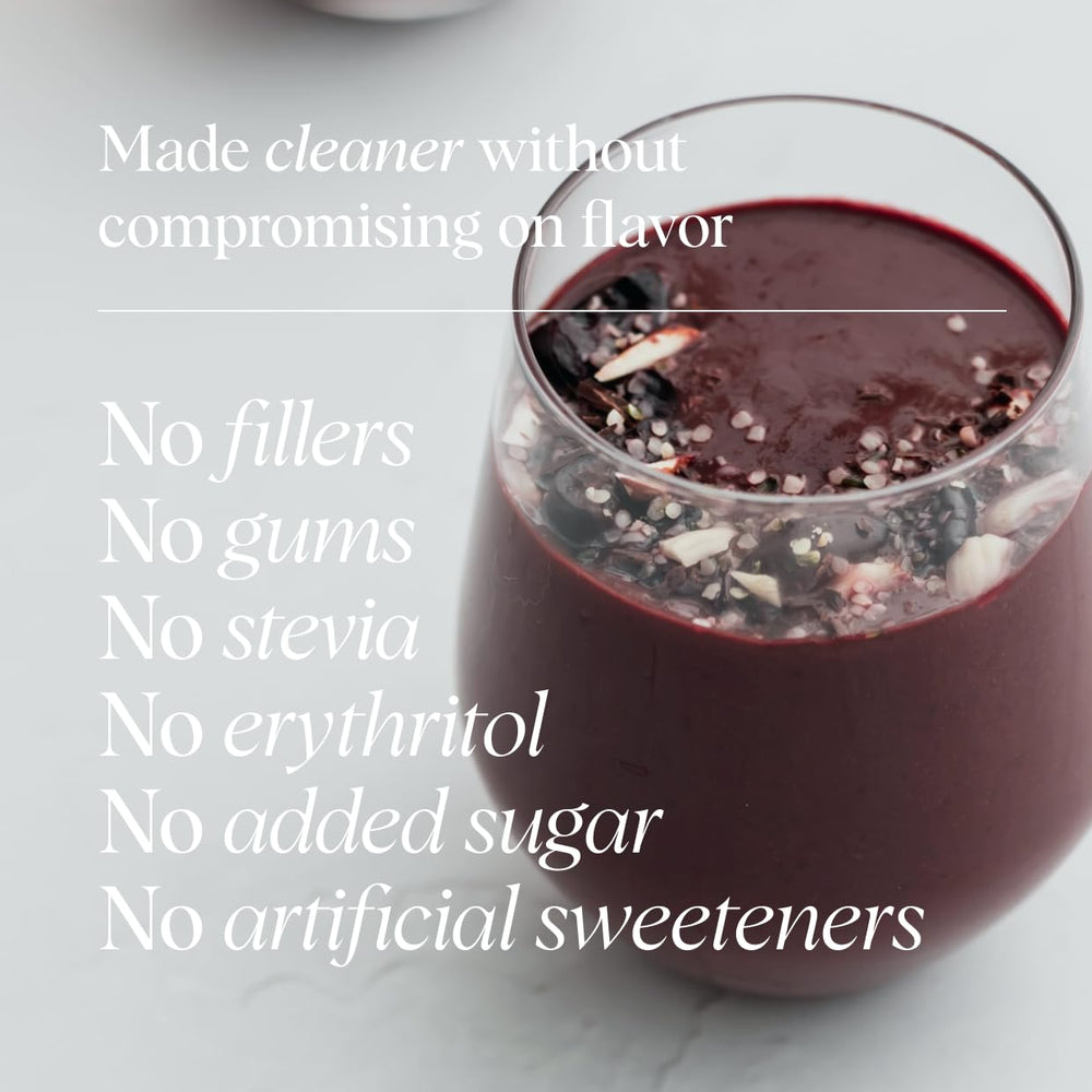 Ora Organic vegan protein powder chocolate shake with creamy texture