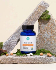 Ora Organic daily-use chewable tablet with breakfast imagery conveying convenient routine.