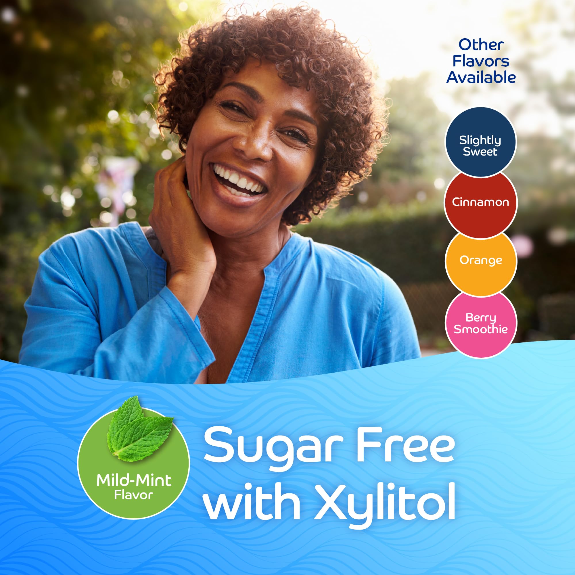Oracoat XyliMelts offers up to 8-hour relief on the go.