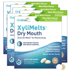 Oracoat XyliMelts blister pack ideal for travel and on-the-go moisture relief