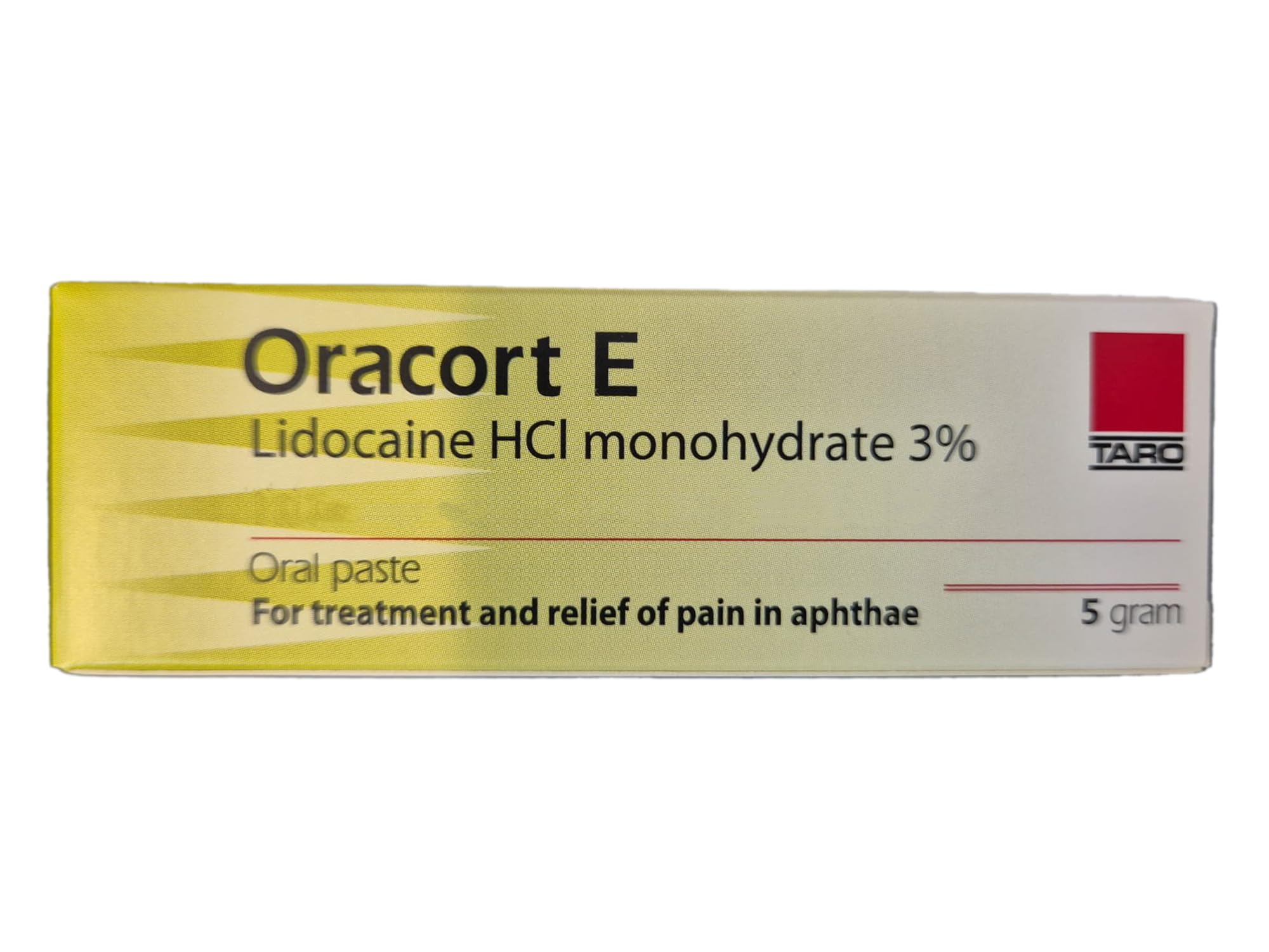 Oral Comfort Paste with precision applicator for targeted relief on irritated areas.