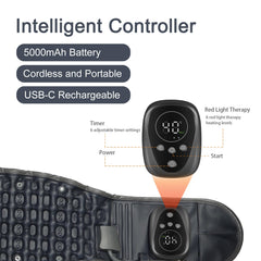 Oramuon compact control panel shows timer options for easy session control