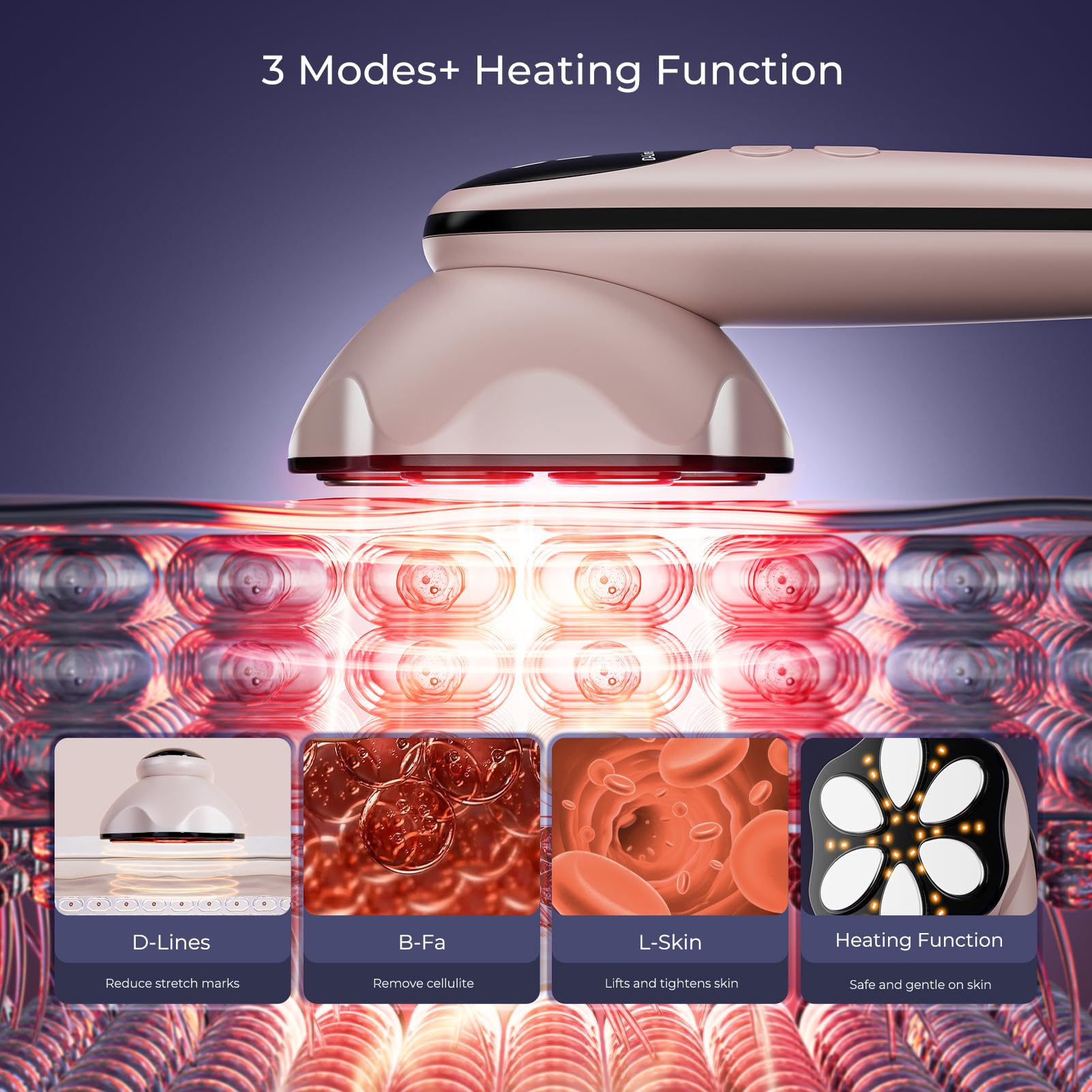 Oranmagic Pro Massager waist contouring highlights midsection firming and sculpted silhouette.
