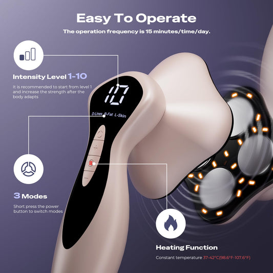 Oranmagic massager focuses on the waist to refine contour and elasticity.