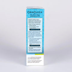Eco-friendly OraQuick packaging highlighting sustainable design.
