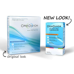 OraQuick HIV self-test oral swab illustrates painless sample collection.