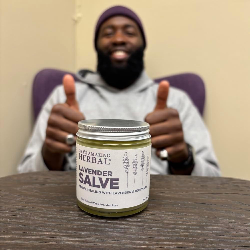 Ora's Amazing Herbal lavender salve after bug bites to ease irritation.