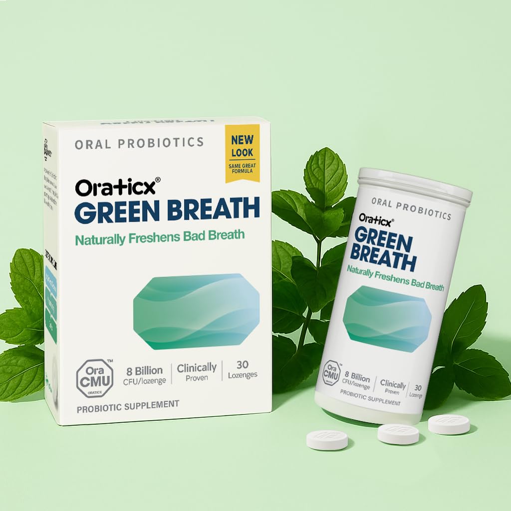 OraTicx breath-freshening benefits suggested with regular use.