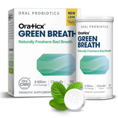 OraTicx daily-use probiotic routine illustrates simple ongoing oral care.