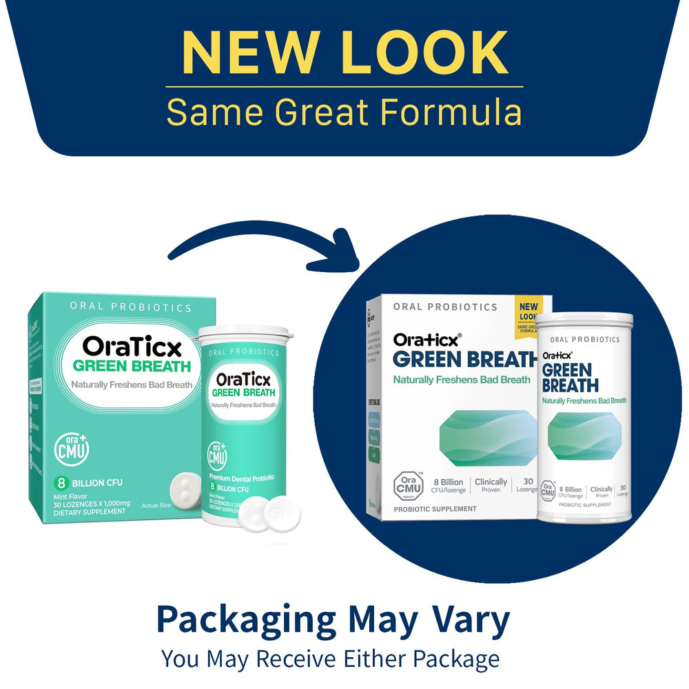 OraTicx dissolves in mouth action signifies convenient daily use.
