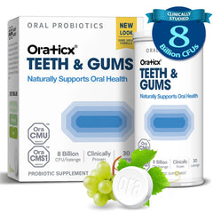 OraTicx grape aroma enhances the lozenge experience.