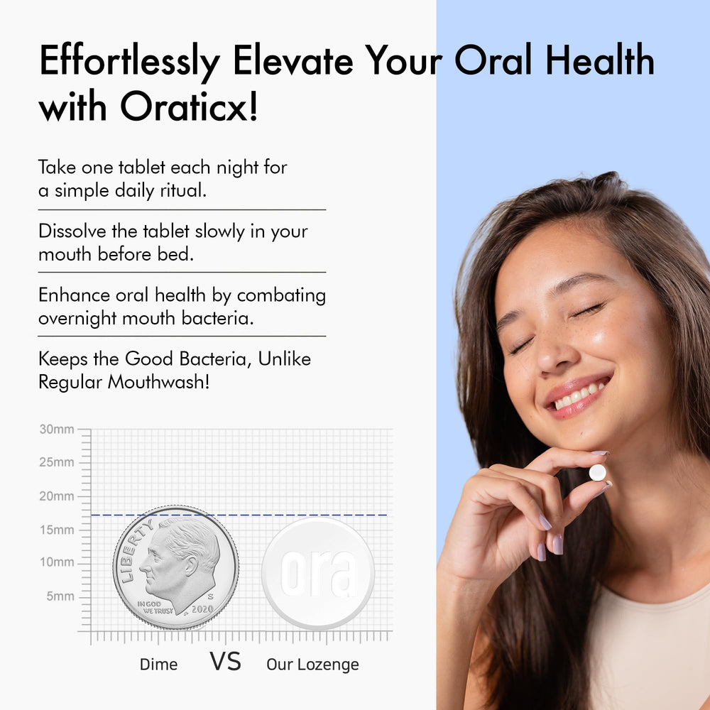 OraTicx grape flavor lozenges provide a refreshing taste during routine care.
