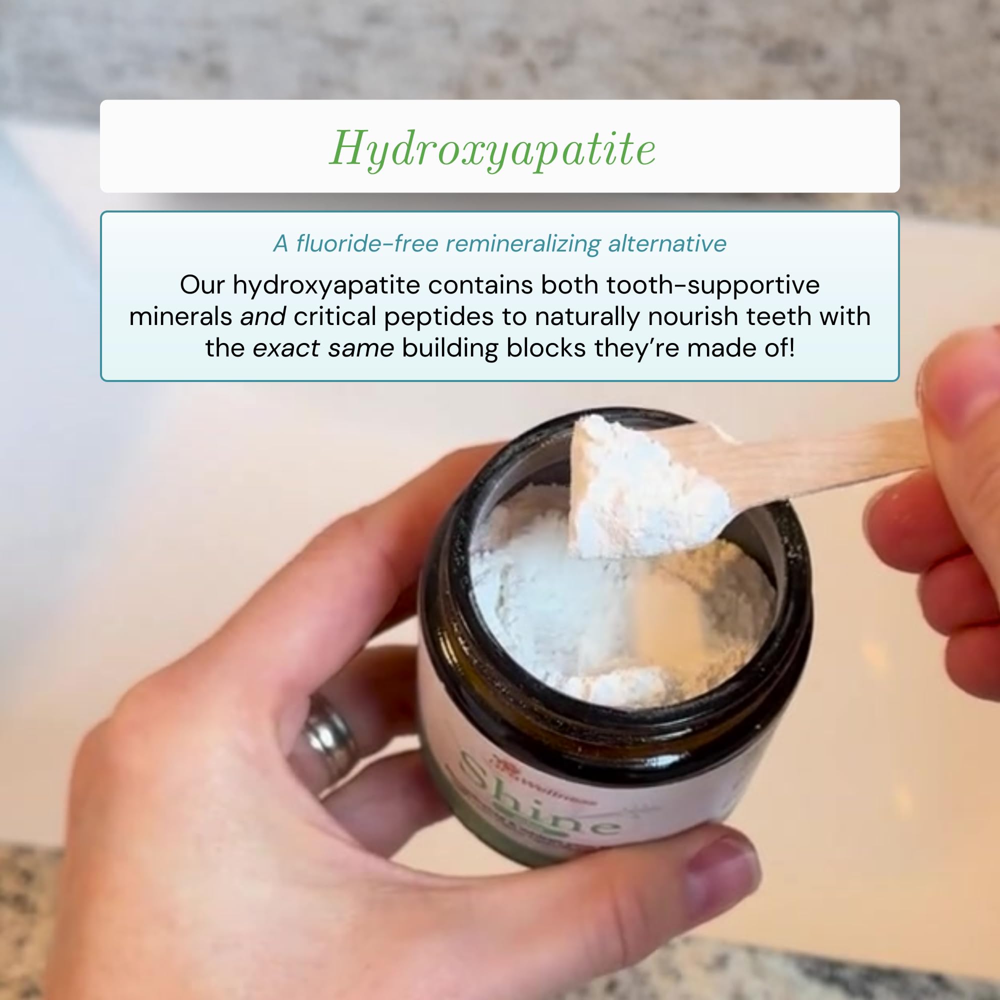 Fresh mint aroma with OraWellness Shine for breath refreshment after brushing.