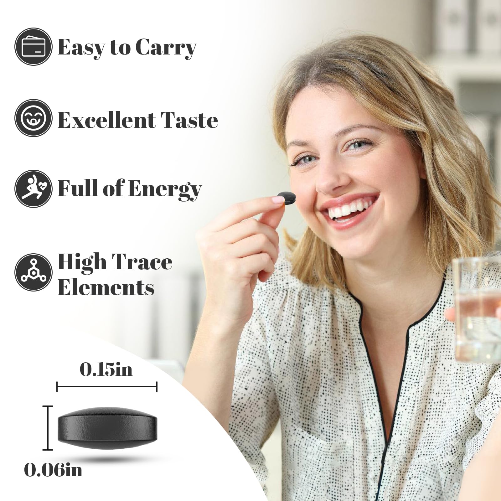 ORBILIVE Shilajit tablets highlight fulvic acid and minerals for daily wellness