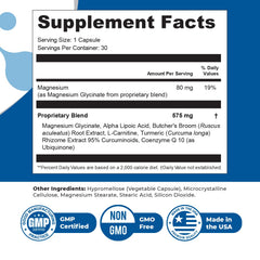 Orby NerveFlow label back emphasizes non-GMO status and USA-made quality.
