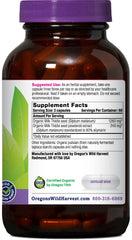 Open bottle shows easy-to-swallow vegan capsules for convenient daily use.
